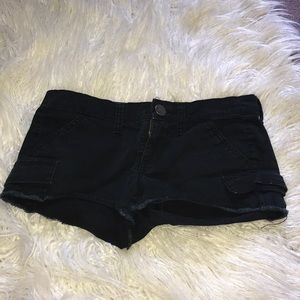 !! Black Jean Shorts !!
